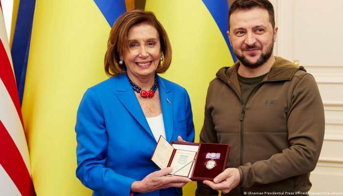 US House Speaker Pelosi meets Zelenskyy in unannounced visit to Kyiv