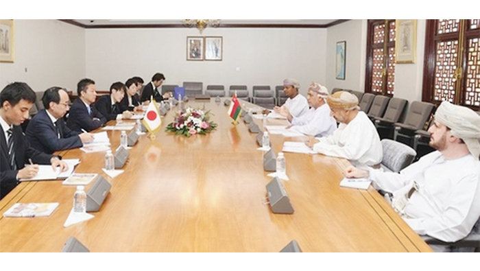 Oman and Japan review bilateral relations