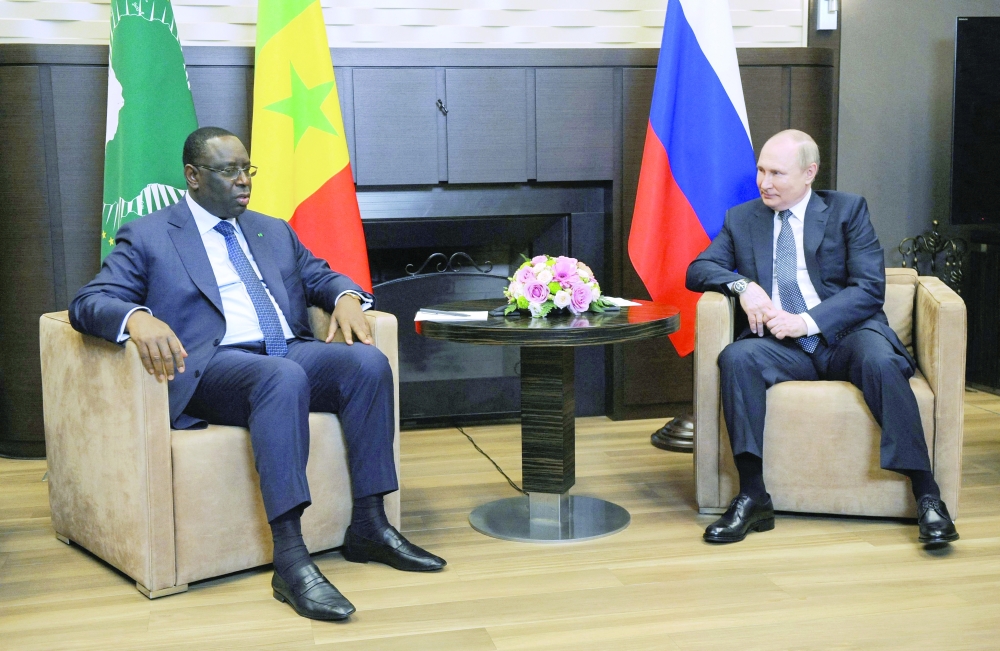 الاتحاد الافريقي يؤكد لبوتين ان افريقيا “ضحية” للنزاع في أوكرانيا