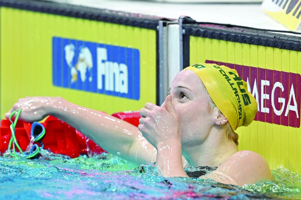 مونديال السباحة 2022:
أوكالاجان تتوج بذهبيتها الفردية الأولى وكينج تعزز رصيدها