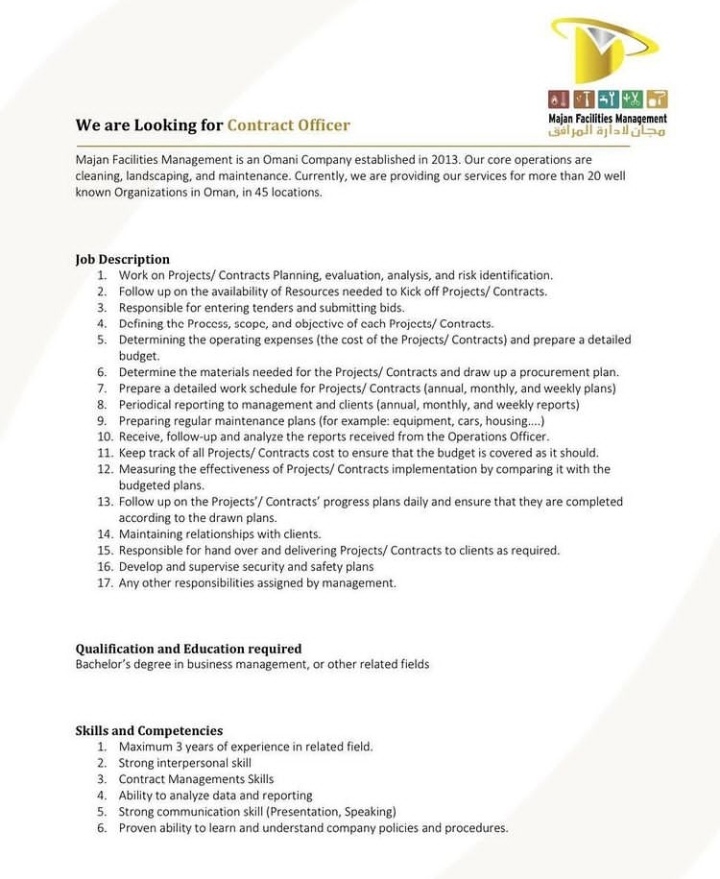 شركة مجان لإدارة المرافق تعلن وظيفة شاغرة 2 IMG ٢٠٢٢٠٦٢١ ١٠٥٩٢١