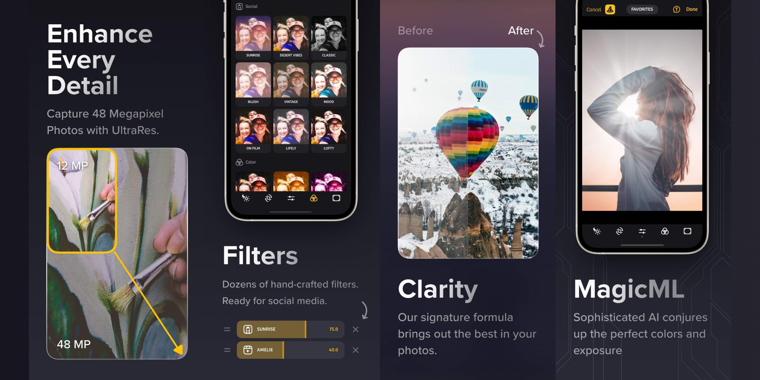 تطبيق Camera + 2 يحصل على تحديث يجعل هاتف الأيفون مدعوما لإلتقاط صور بدقة 48 ميجا بيكسل