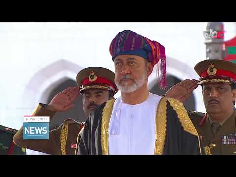 HM Sultan Haitham bin Tarik receives HE President of Tanzania upon her arrival to Sultanate of Oman