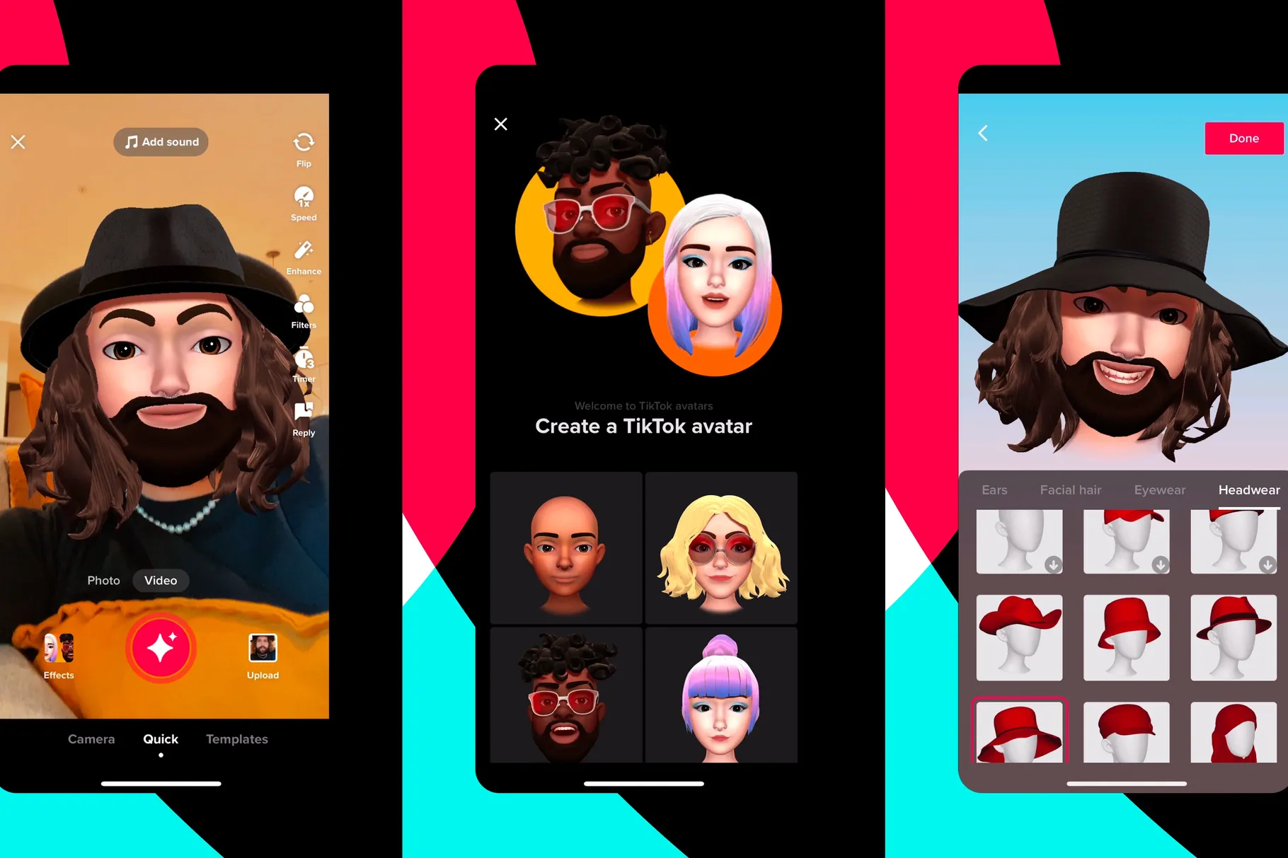 تطلق TikTok صورًا رمزية مخصصة لمنافسة Snapchat’s Bitmoji و Memoji من آبل