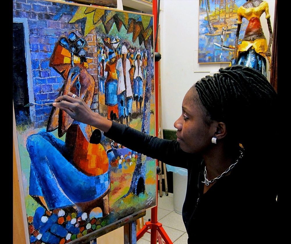 معرض للرسامات من جميع أنحاء العالم في فرنسا