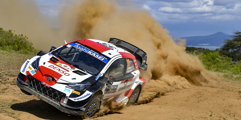 روفانبيرا يحقق فوزه الرابع هذا الموسم في رالي كينيا الدولي