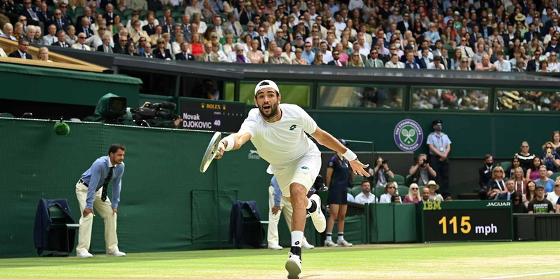 بطولة ويمبلدون: انسحاب الإيطالي بيريتيني لإصابته بكورونا