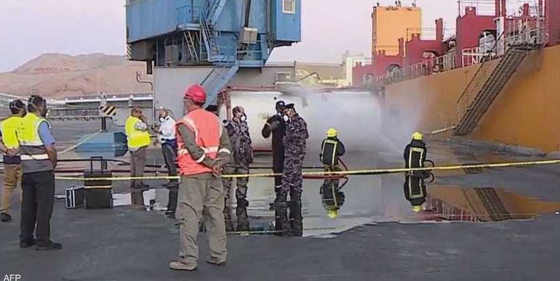 عودة الحياة إلى طبيعتها في ميناء العقبة الأردني