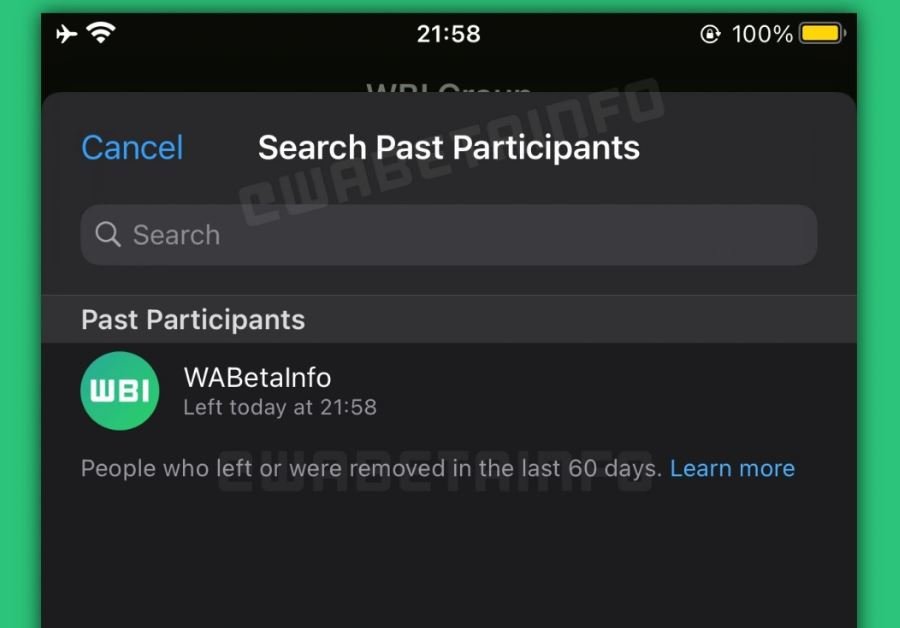 سيعرض تطبيق واتساب لنظام التشغيل iOS قريبًا المشاركين السابقين في دردشة جماعية