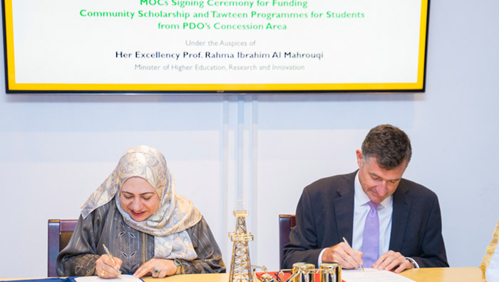 Two pacts inked to fund scholarships