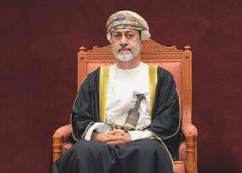 His Majesty greets people on Eid Al-Adha