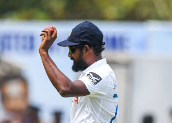 Spinner Prabath Jayasuriya attains best bowling figures by a Lankan bowler on Test debut
