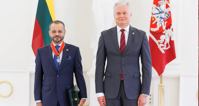 Sayyid Badr conveys HM’s greetings  to Lithuanian President