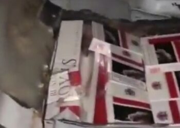 Khatmat Malaha port customs seizes illegal cigarettes in Oman