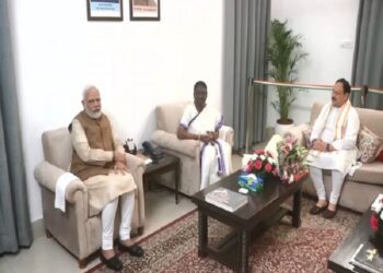 PM Modi meets Droupadi Murmu, greets her on being elected as India’s 15th President