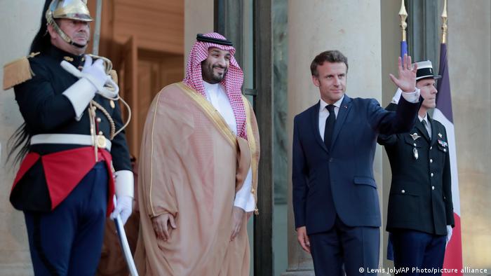 Macron defies criticism to host Saudi crown prince