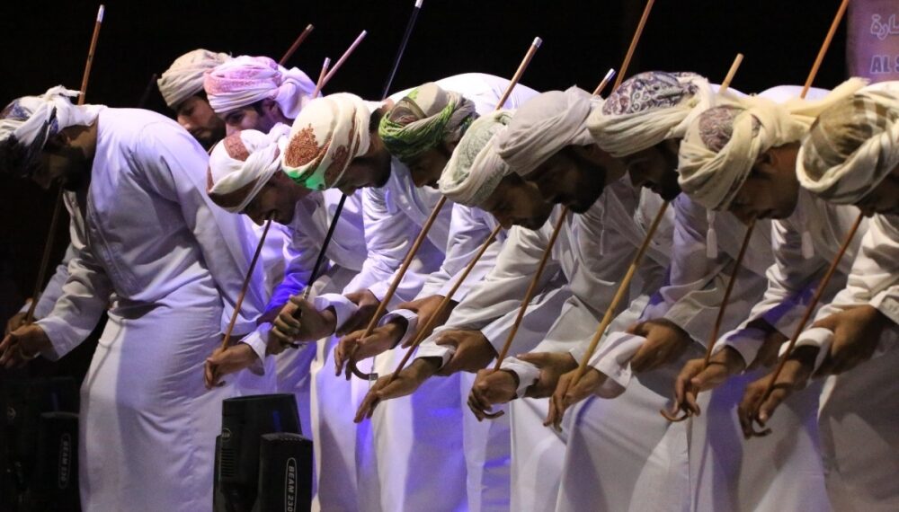فن العازي والرزحة الحماسية يصدح في عيود لوى