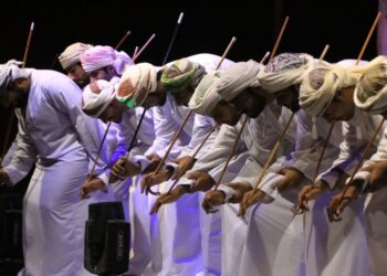 فن العازي والرزحة الحماسية يصدح في عيود لوى