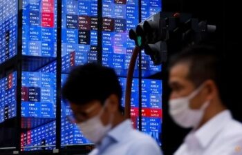 Shares, bond yields fall as inflation fears swirl