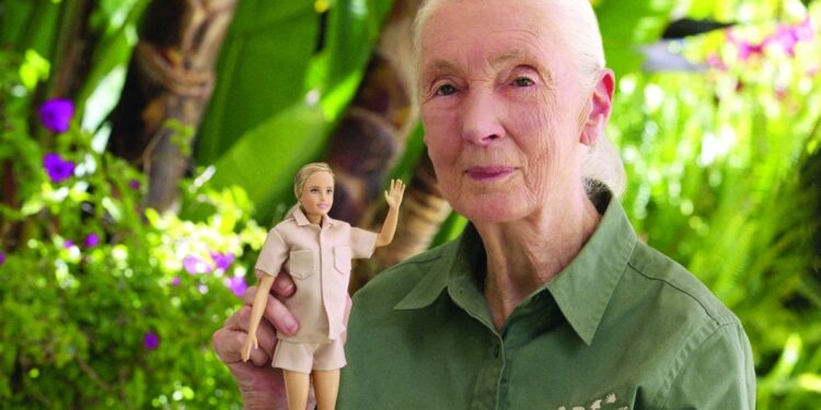 تصنيع نسخة من "باربي" تشبه عالمة الرئيسيات جاين غودال 1 تصنيع نسخة من “باربي” تشبه عالمة الرئيسيات جاين غودال