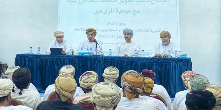 مناقشة إنشاء منطقة لوجستية لدعم المزارعين في نجد الزراعية