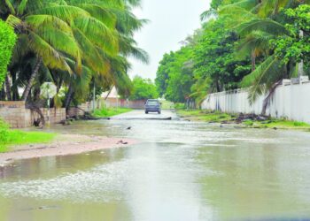 استمرار تكون السحب الركامية وأمطار متفاوتة الغزارة على ظفار