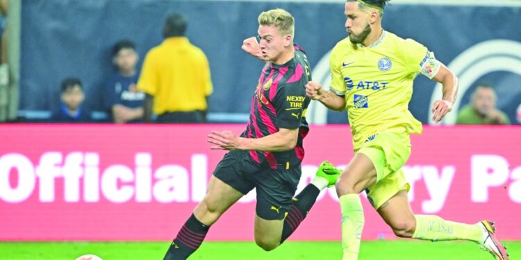 دي بروين يقود مانشستر سيتي للفوز على أميركا مكسيكو 1 دي بروين يقود مانشستر سيتي للفوز على أميركا مكسيكو