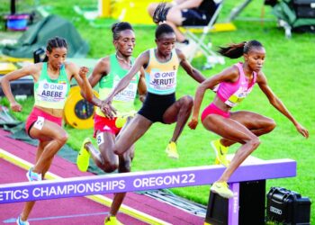 ذهبية سباق 3 الاف متر موانع للكازاخستانية جيروتو في مونديال القوى