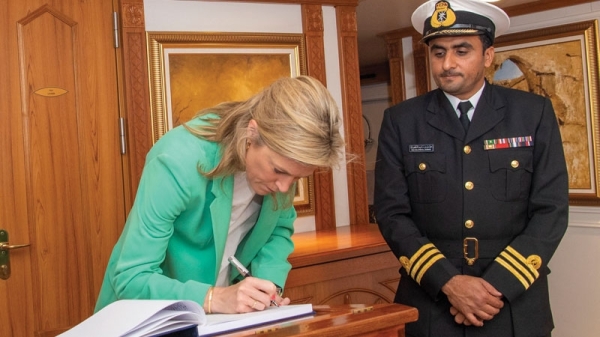 Belgium Interior Minister visits Shabab Oman II