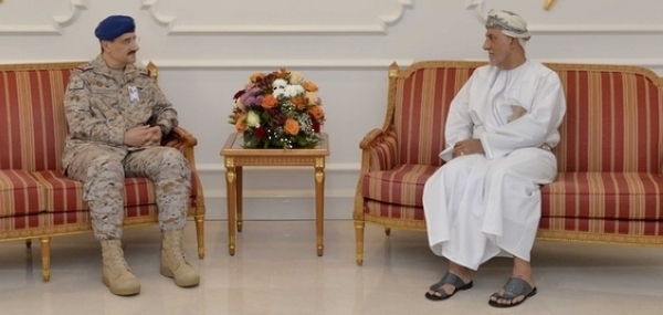 HH Sayyid Shihab receives Commander of Royal Saudi Air Force