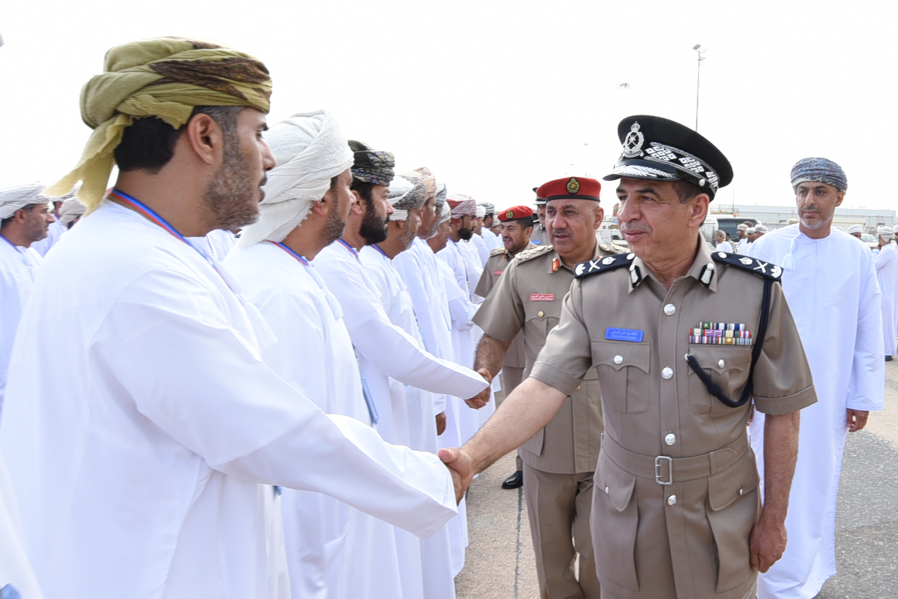 بعثة الحج العسكرية تغادر البلاد متوجهة إلى الديار المقدسة