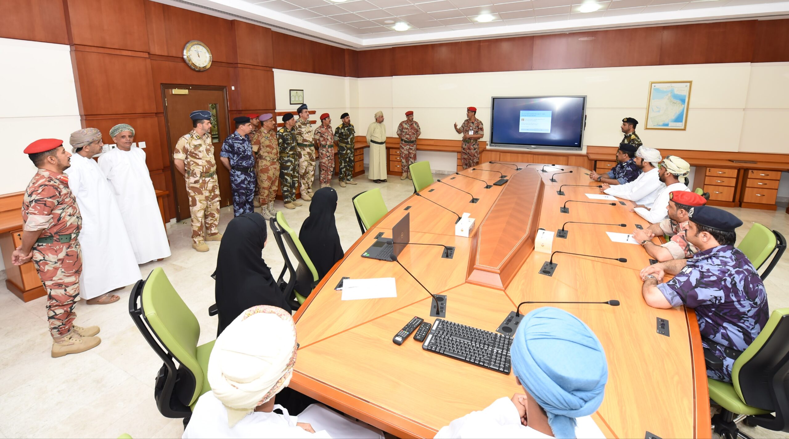 اختتام فعاليات التمرين الإستراتيجي السنوي (صنع القرار – 9)