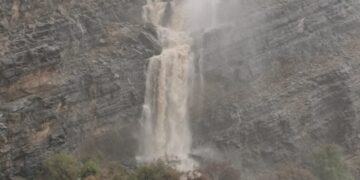 ولاية العوابي تشهد أمطارًا بين الغزيرة والمتوسطة