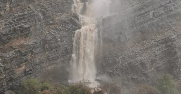 ولاية العوابي تشهد أمطارًا بين الغزيرة والمتوسطة