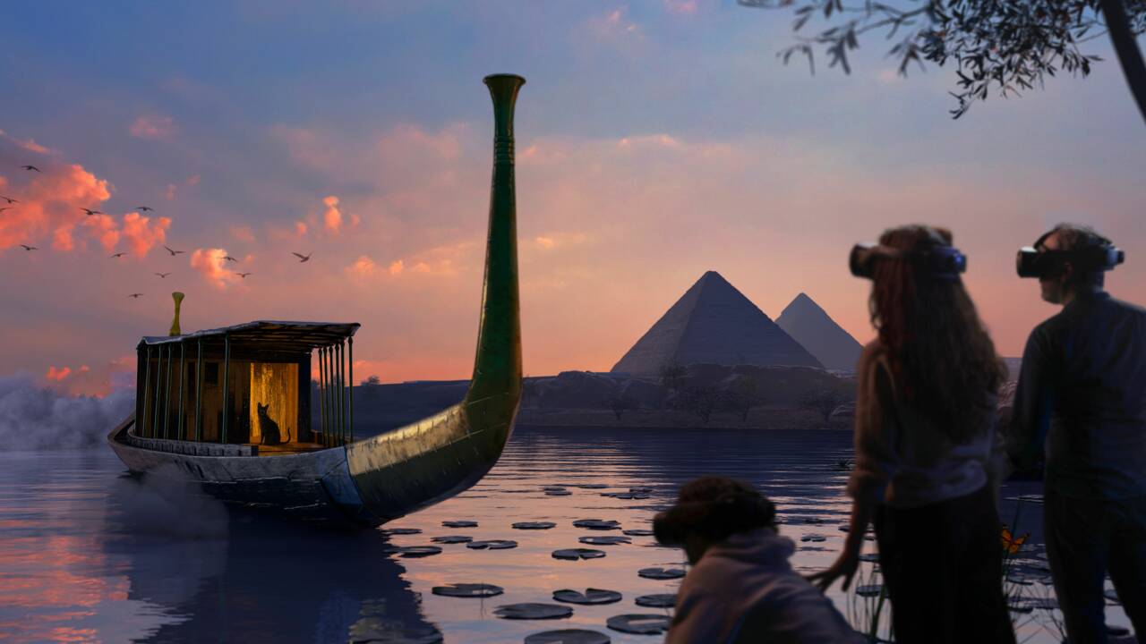 جولة افتراضية داخل هرم خوفو في معهد العالم العربي بباريس