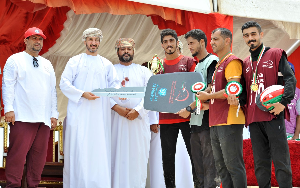 الحصان " لافان" يحرز المركز الأول في سباق القدرة والتحمل بصلالة 2 62e510b45c3c2