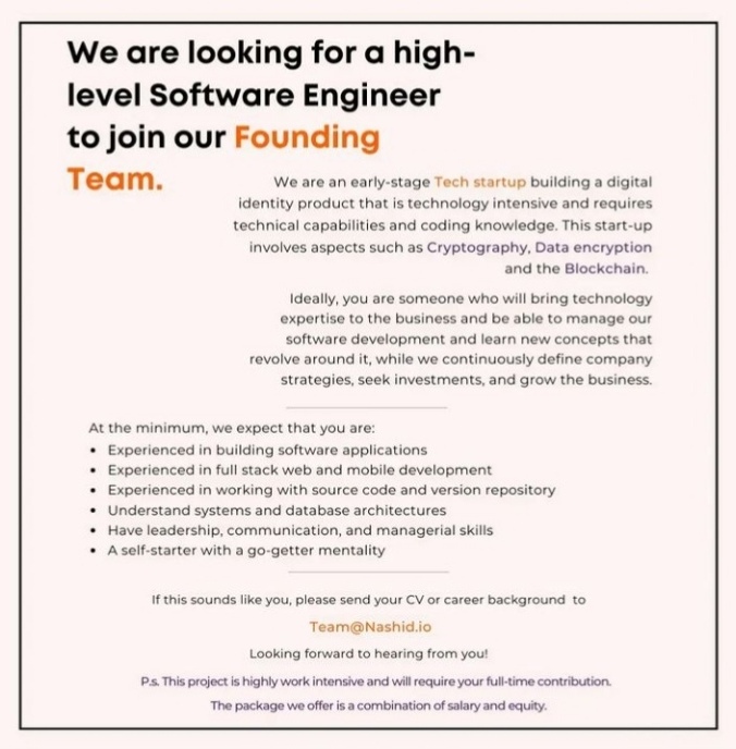 شركة تقنية ناشئة تعلن وظيفة شاغرة 2 IMG ٢٠٢٢٠٧١١ ٠٩٥٣٣٩