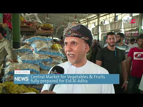 Central Market for Vegetables & Fruits fully prepared for Eid Al Adha