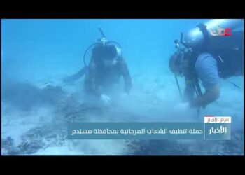 حملة لتنظيف الشعاب المرجانية بمحافظة مسندم