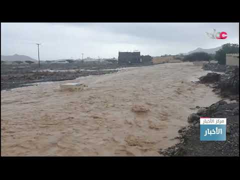 مشاهد من جريان أودية نيابة ليما بمحافظة مسندم