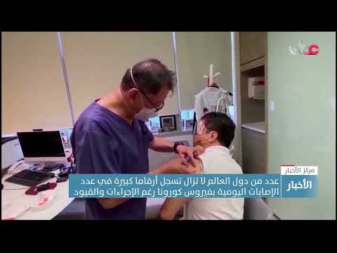 عدد من دول العالم لا تزال تسجل أرقاما كبيرة في عدد الإصابات اليومية بفيروس كورونا