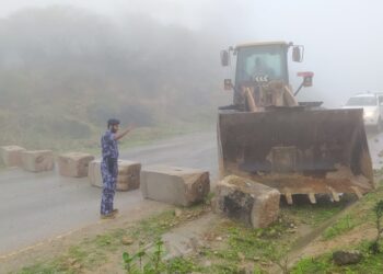 إغلاق طريق عقبة “حشير” بولاية مرباط