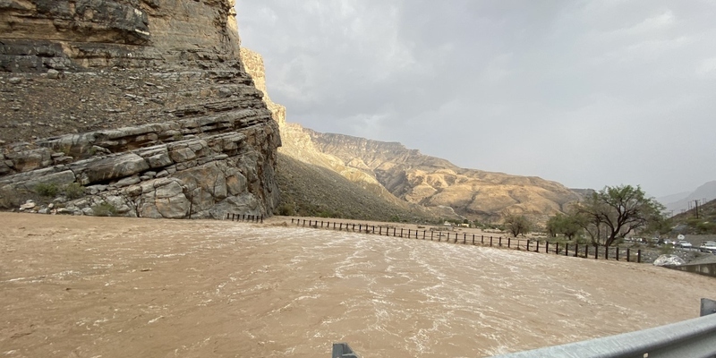 هطول أمطار غزيرة على ولاية العوابي