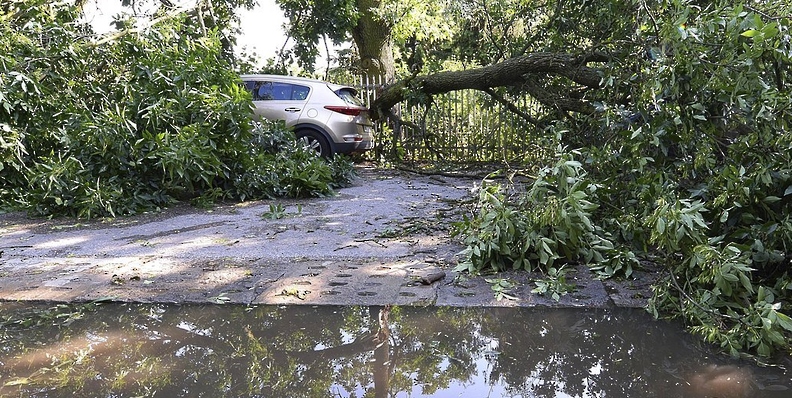 مصرع شخص وانقطاع الكهرباء عن عشرات الآلاف جراء العاصفة في بولندا