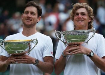 إبدين وبورسل يحرزان لقب زوجي الرجال في ويمبلدون