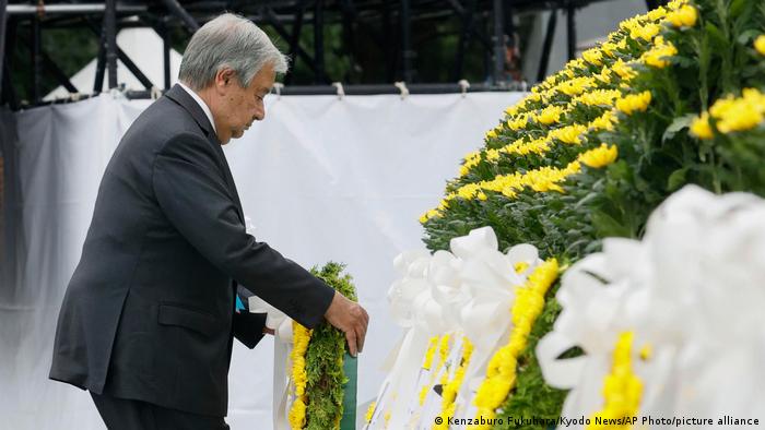 In Japan, UN Secretary-General Guterres warns of nuclear arms race 1 In Japan, UN Secretary-General Guterres warns of nuclear arms race