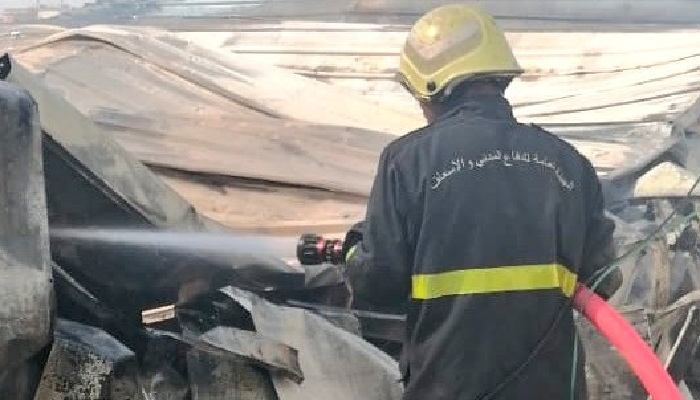 Fire breaks out at workers’ housing in Bausher