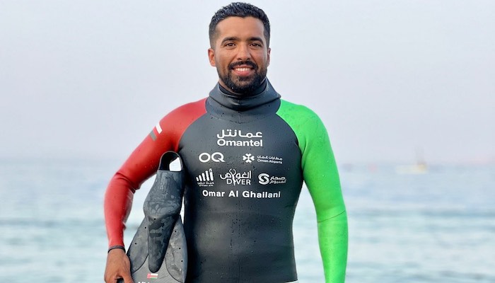 Omar Al Ghailani crowned this year's champion for freediving 1 Omar Al Ghailani crowned this year’s champion for freediving