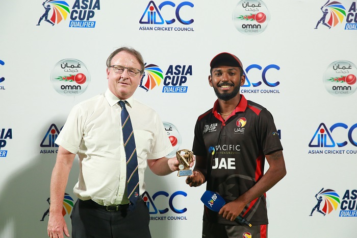 UAE bounce back with 47-run win over Singapore on day three of Asia Cup