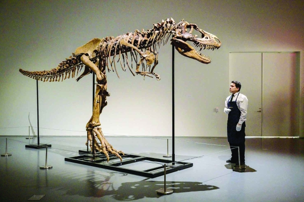 Gorgosaurus sells for $6.1 mn at New York auction